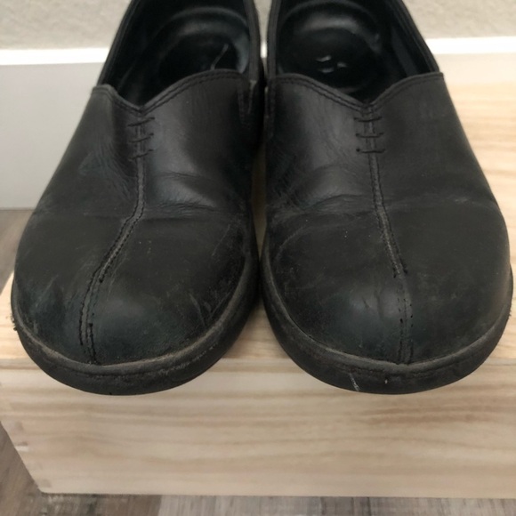 Dansko Black Leather Abigail Slip On Loafer 38 - Picture 6 of 10